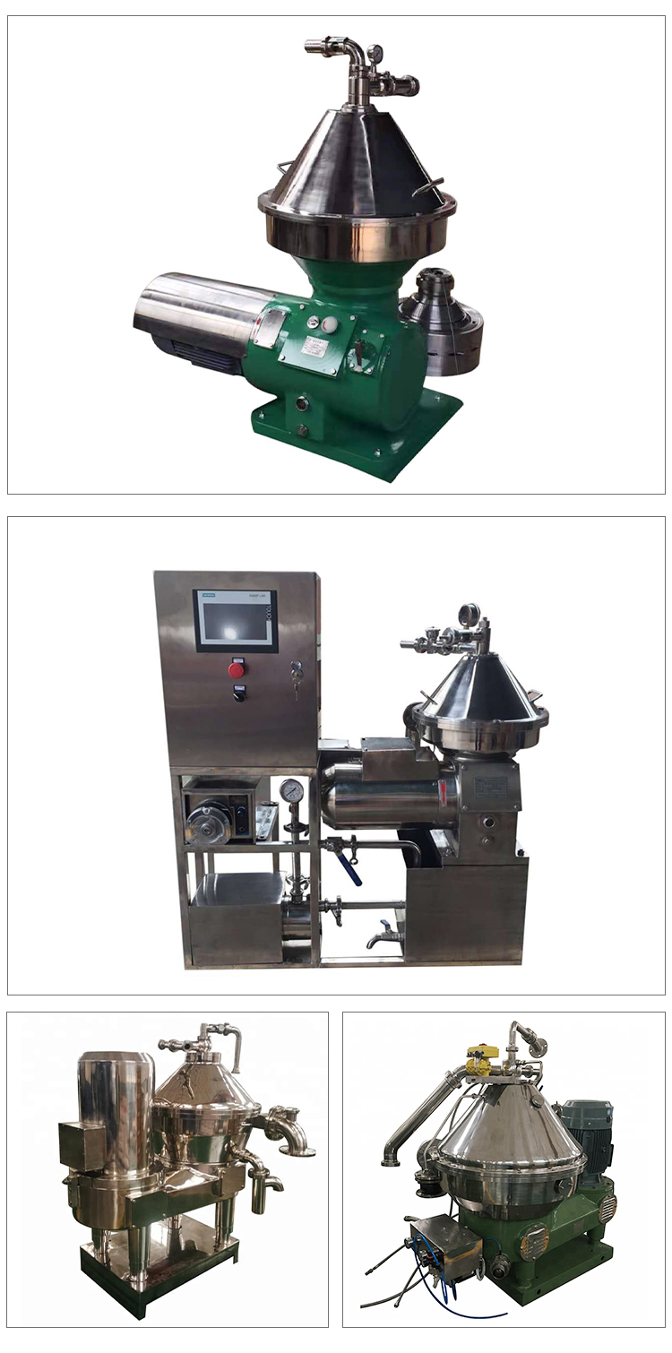 disc separator oil water centrifuge olive oil 