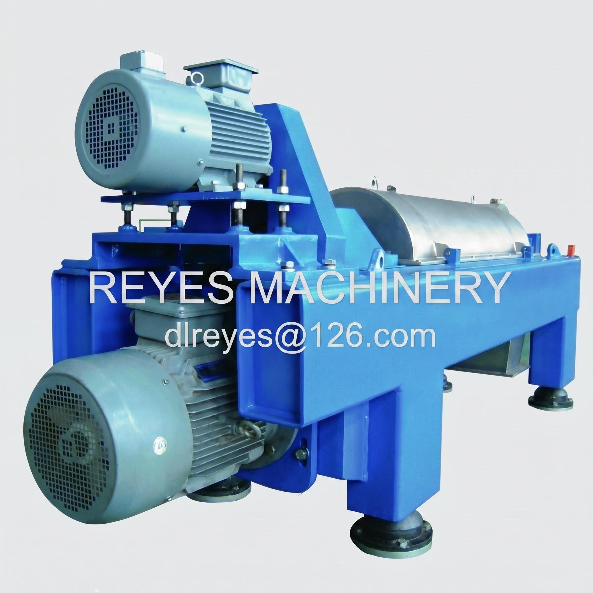REYES Machinery decanter centrifuge for continuous solid-liquid separation and sludge dewatering