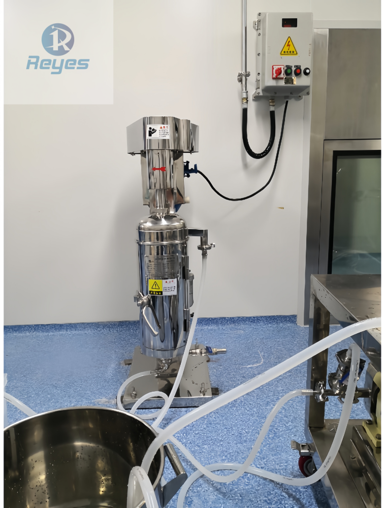  REYES Machinery high-speed tubular centrifuge for fine solid-liquid separation